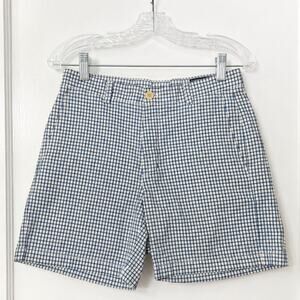 Vineyard Vines Breaker Shorts Blue White Check Seersucker 30